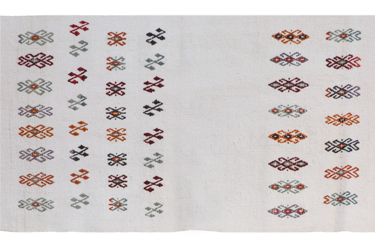 Extra Long Striped Kilim Runner – 70 x 444 cm | 2'3" x 14'7" ft