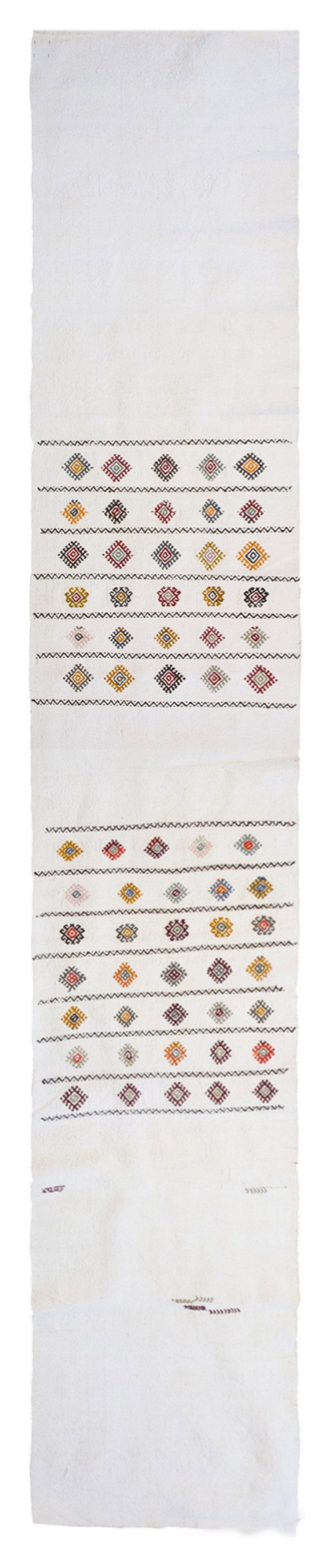 Extra Long Vintage Kilim Runner Rug 72x458 cm (2'4" x 15'0")