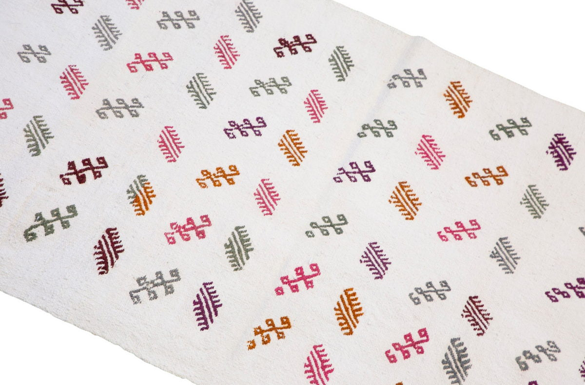 Extra Long Vintage Kilim Runner Rug 76x540cm (2'6" x 17'9")