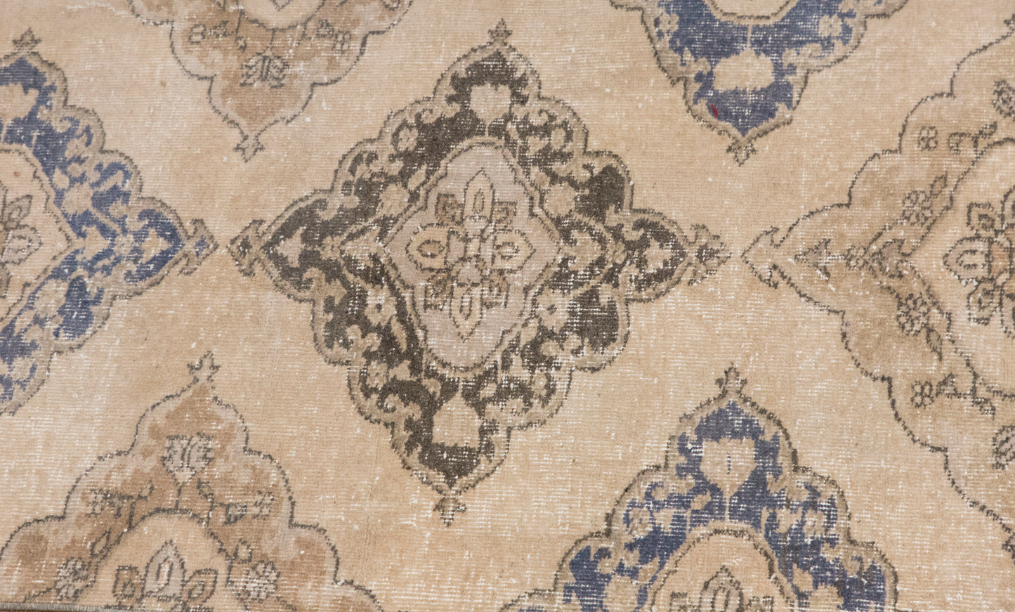 Extra Long Vintage Oushak Runner Rug | 2.8 x 20.2 ft