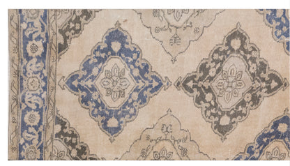 Extra Long Vintage Oushak Runner Rug | 2.8 x 20.2 ft