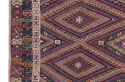 Fethiye Kilim Rug, 167 x 308 cm / 5'6 x 10'1 feet