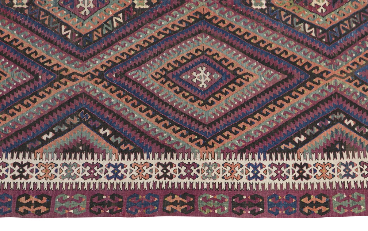Fethiye Kilim Rug, 167 x 308 cm / 5'6 x 10'1 feet
