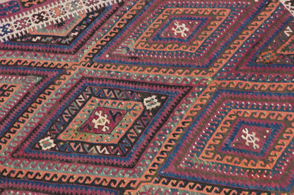Fethiye Kilim Rug, 167 x 308 cm / 5'6 x 10'1 feet