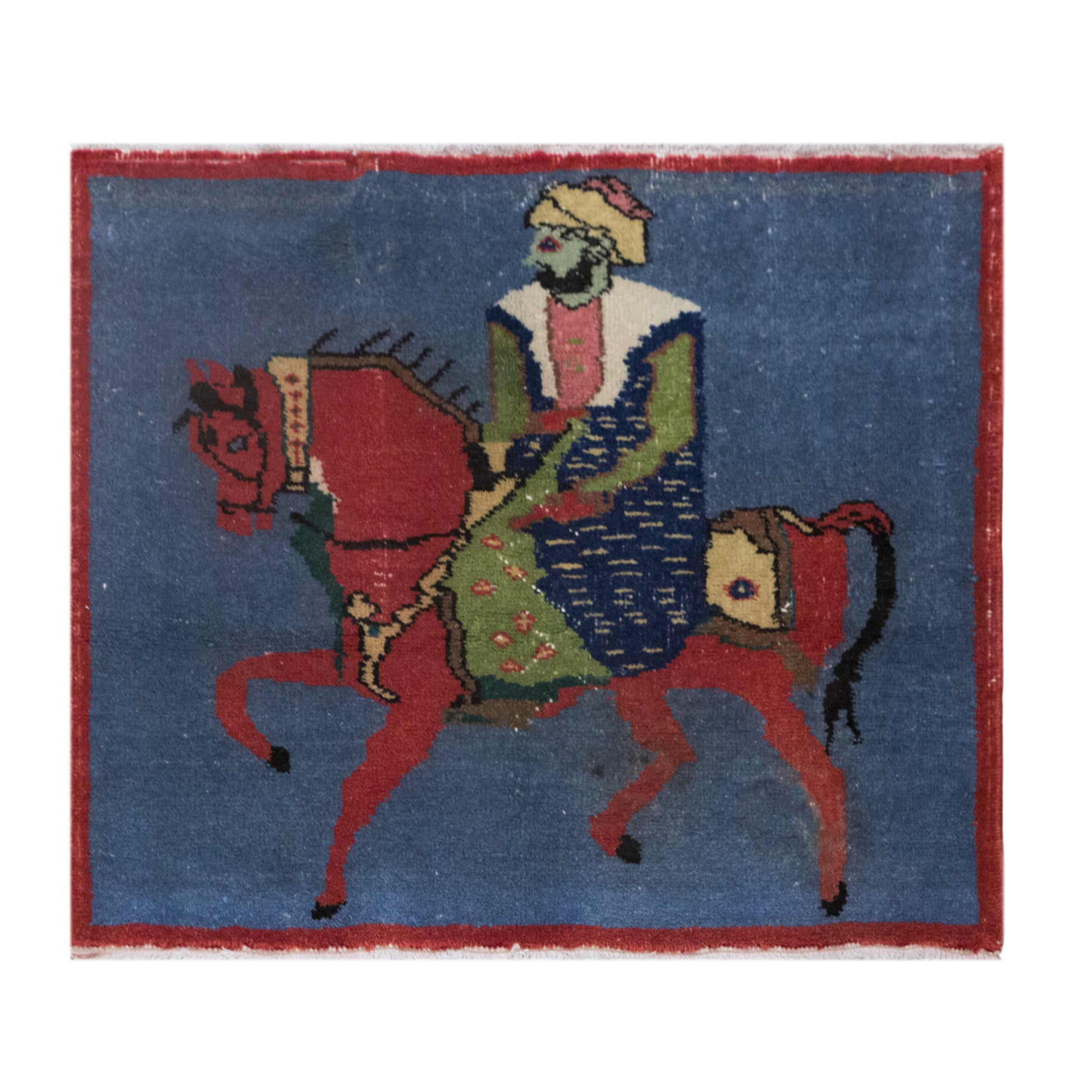 Figurative Horseman Decor, 74x90 cm (2'5"x2'11")