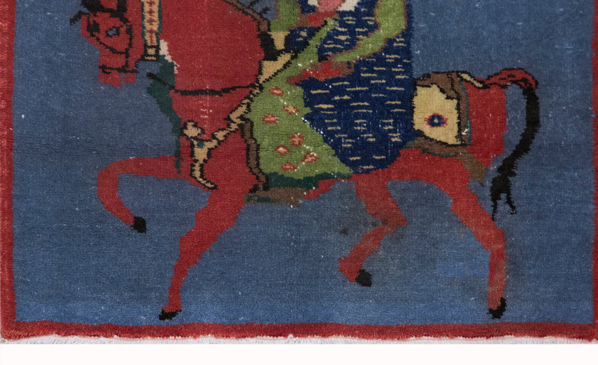 Figurative Horseman Decor, 74x90 cm (2'5"x2'11")