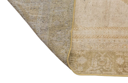 Handmade Vintage Turkish Oushak Rug, 142 x 280 cm / 4.6 x 9.2 ft