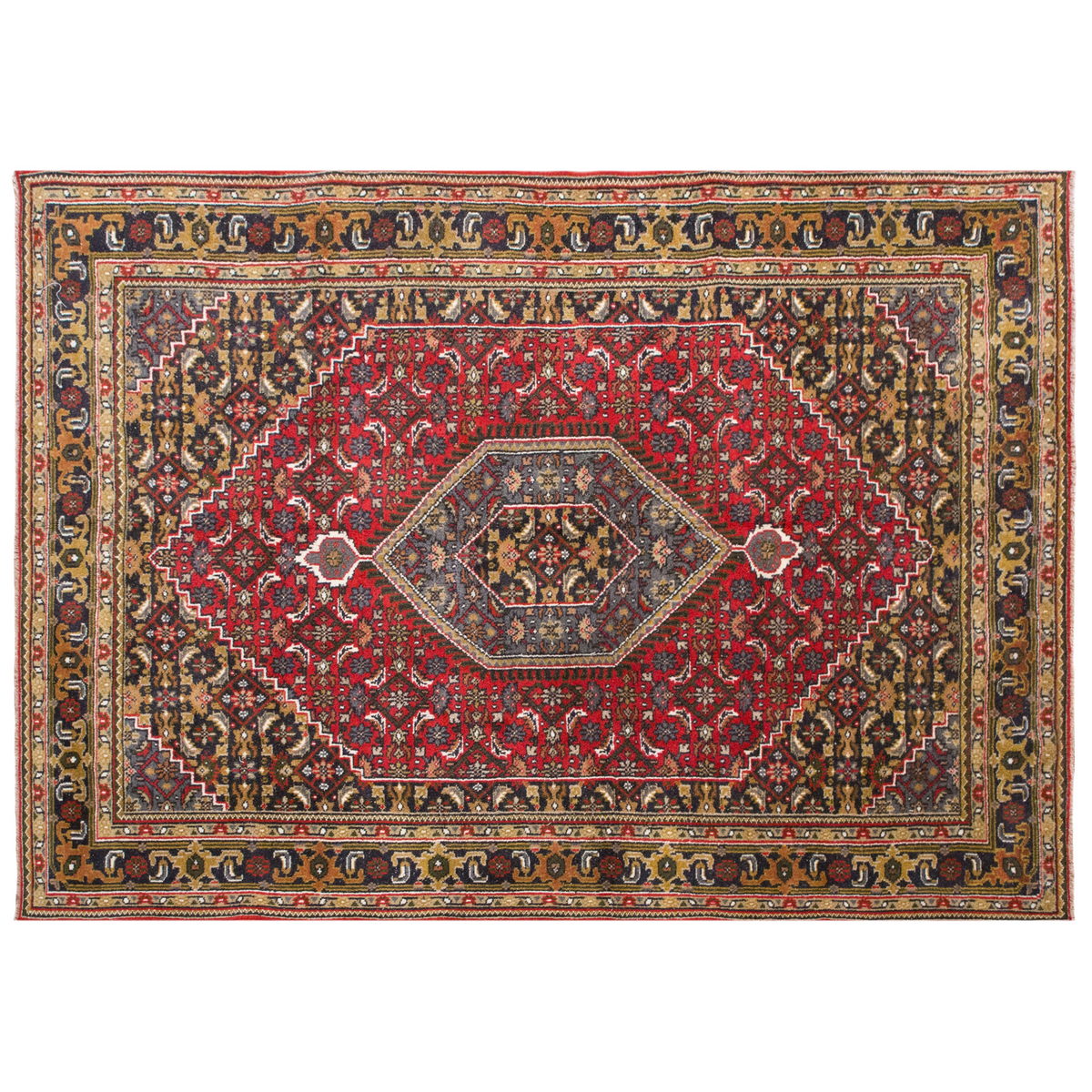 Handmade Area Rug 6'9" x 10'0 ft / 195 x 290 cm