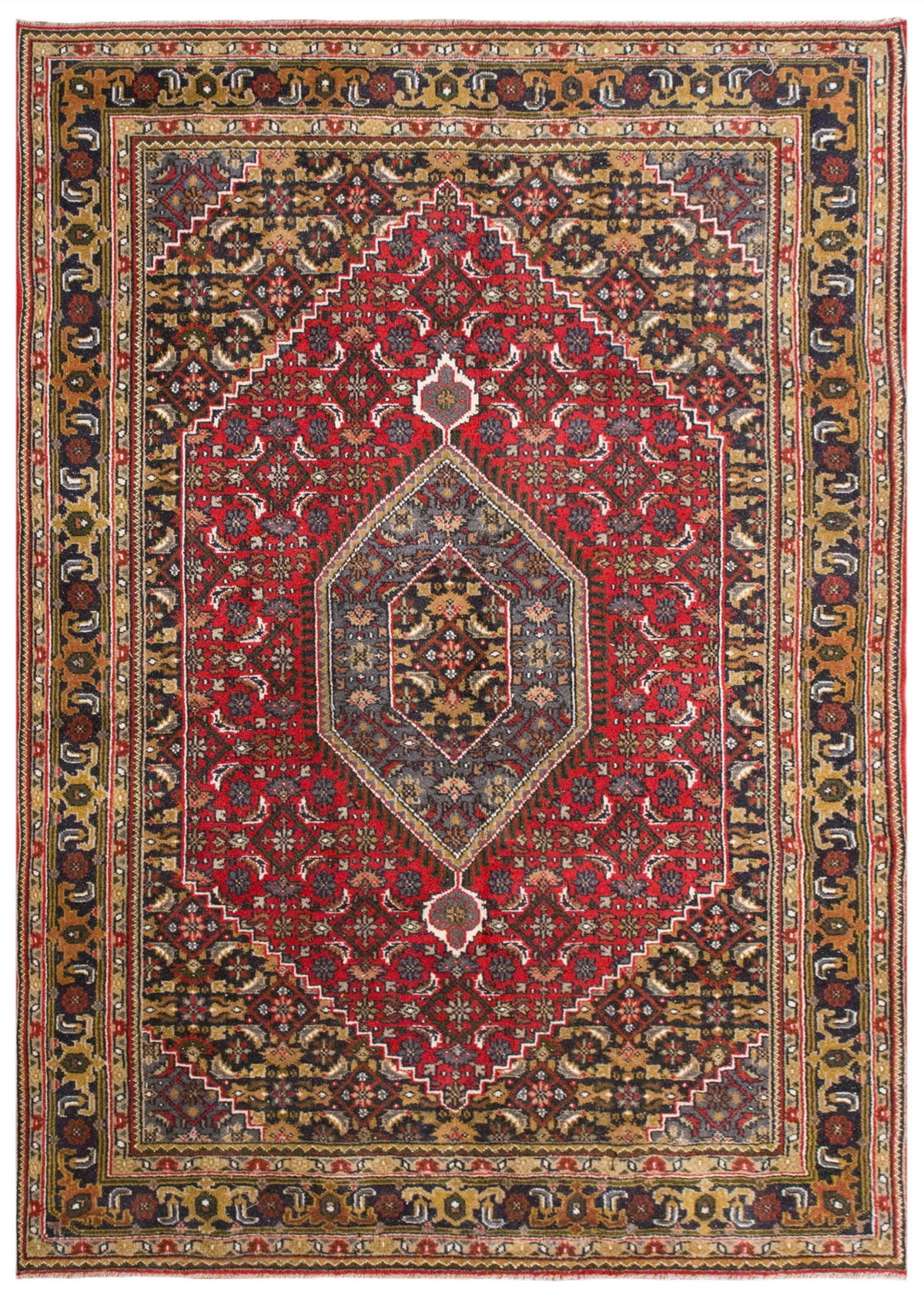 Handmade Area Rug 6'9" x 10'0 ft / 195 x 290 cm
