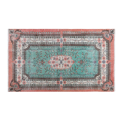 Handmade Oushak Rug   3'11" x 6'9" feet, 120 x 205 cm