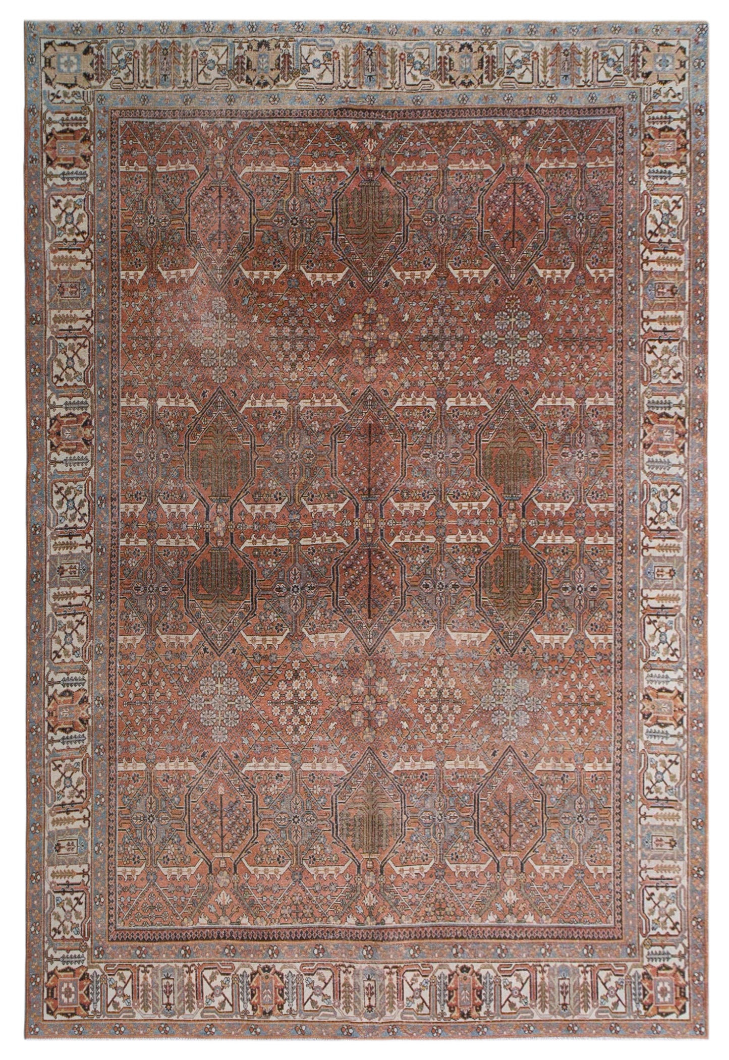 Handmade Oushak Rug 242x362 cm, 7'11" x 11'10"