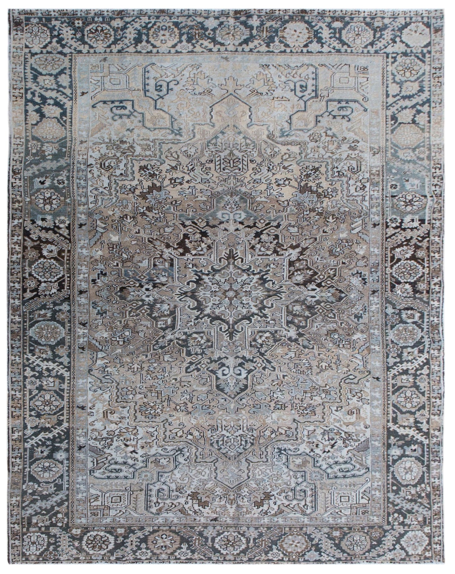 Handmade Oushak Rug 255x325 cm, 8'4" x 10'8"
