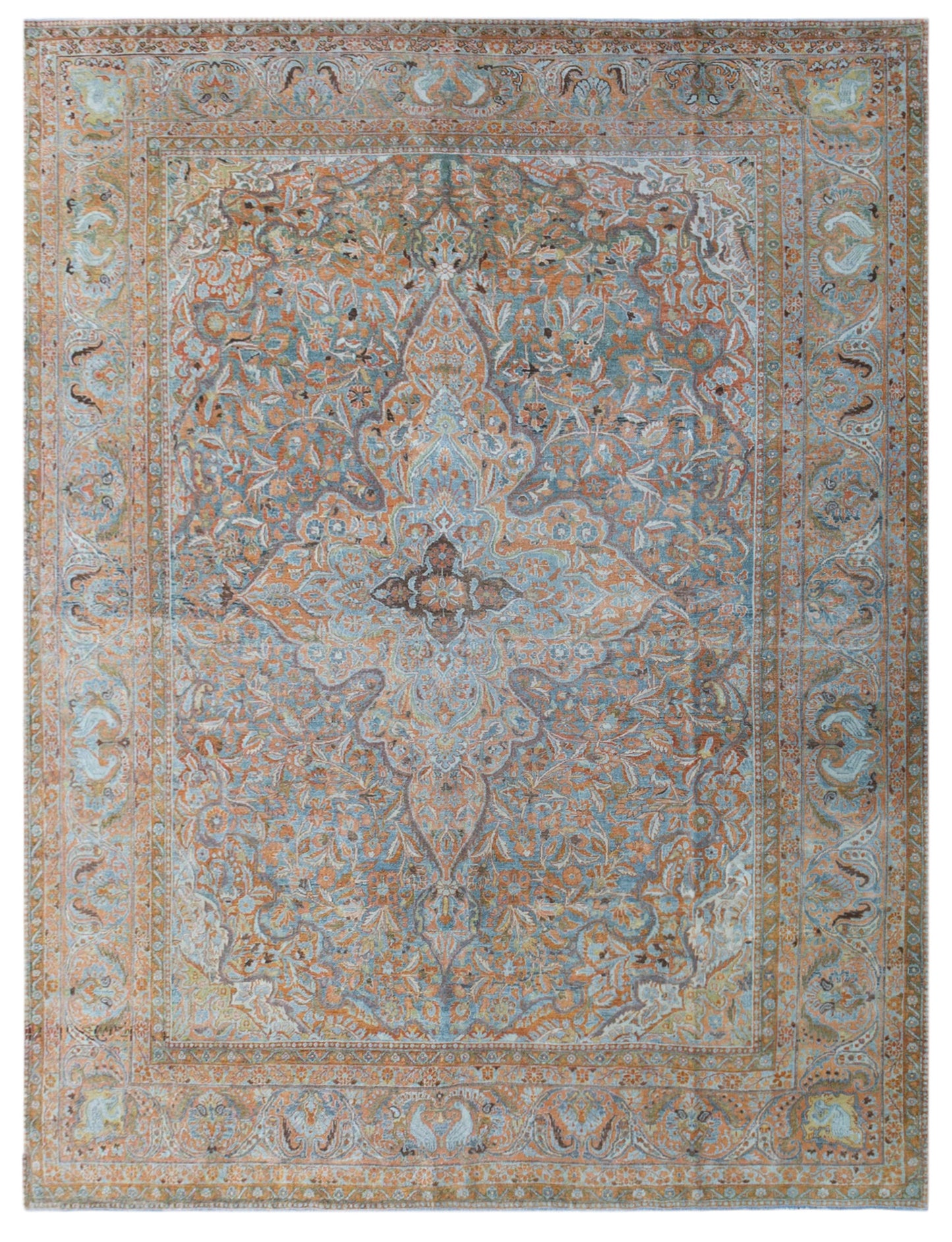 Handmade Oushak Rug 292x385 cm, 9'7" x 12'8"