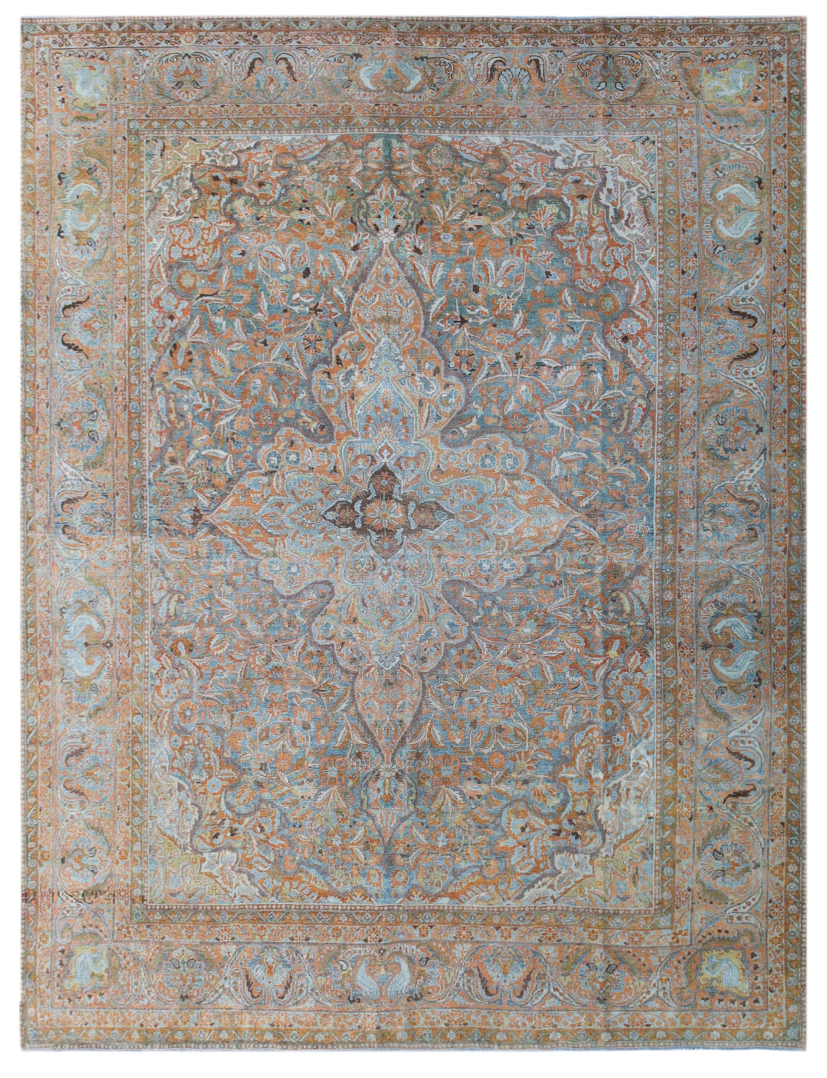 Handmade Oushak Rug 292x385 cm, 9'7" x 12'8"