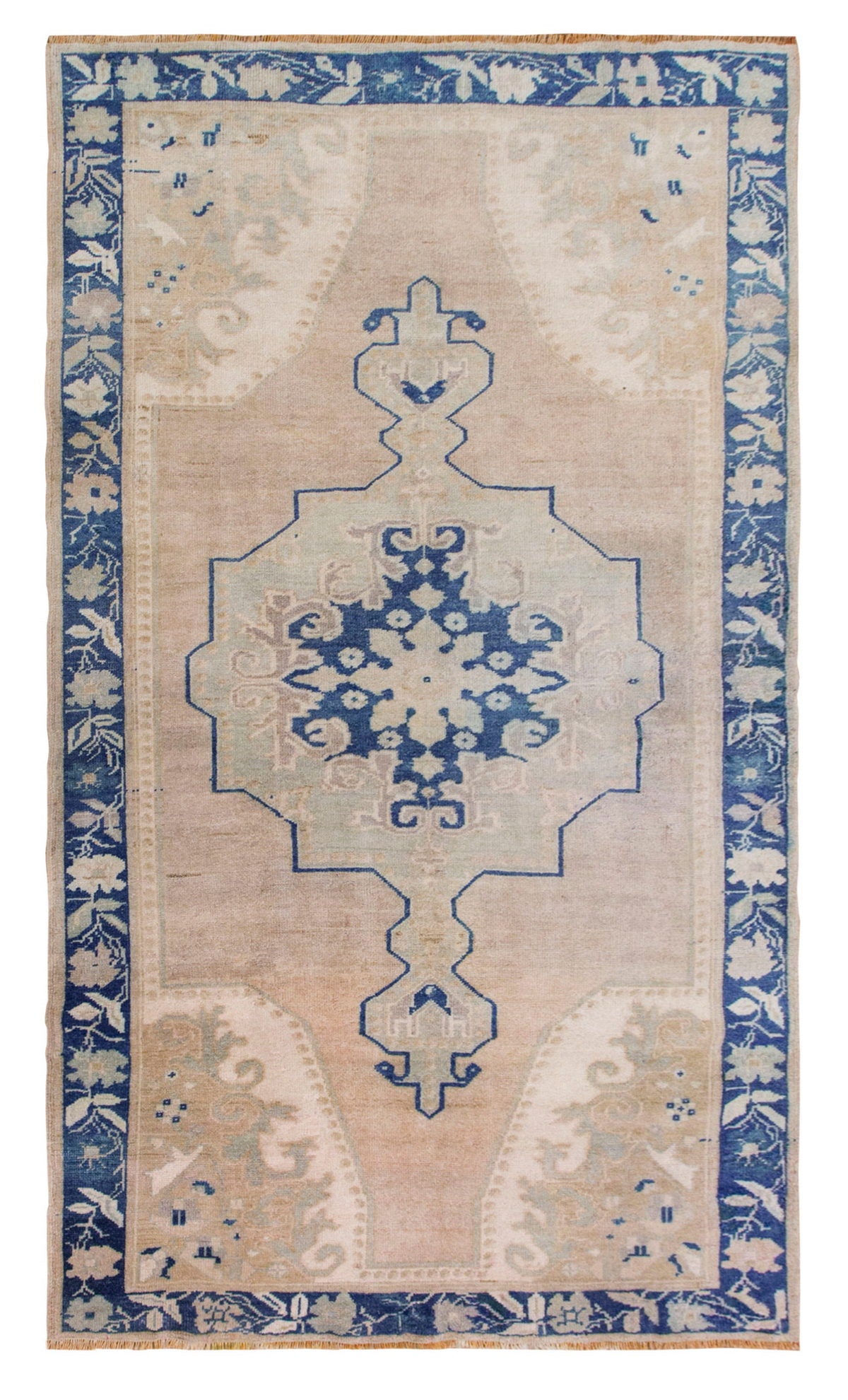 Handmade Turkish Rug, 4'6 x 7'6 cm, 137 x 228 cm Rug