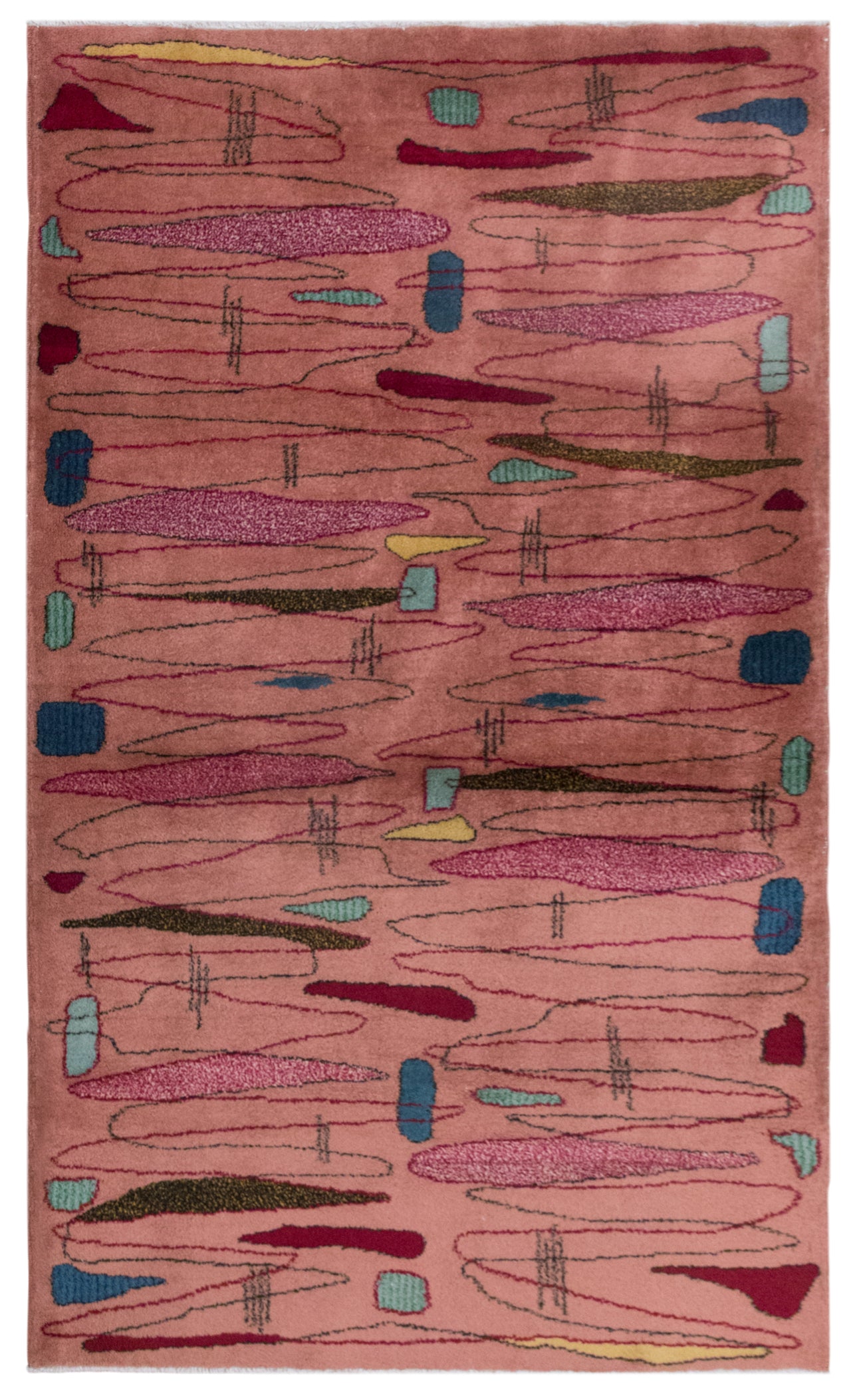 Handmade Turkish Rug 127x210 cm (4'2" x 6'11")