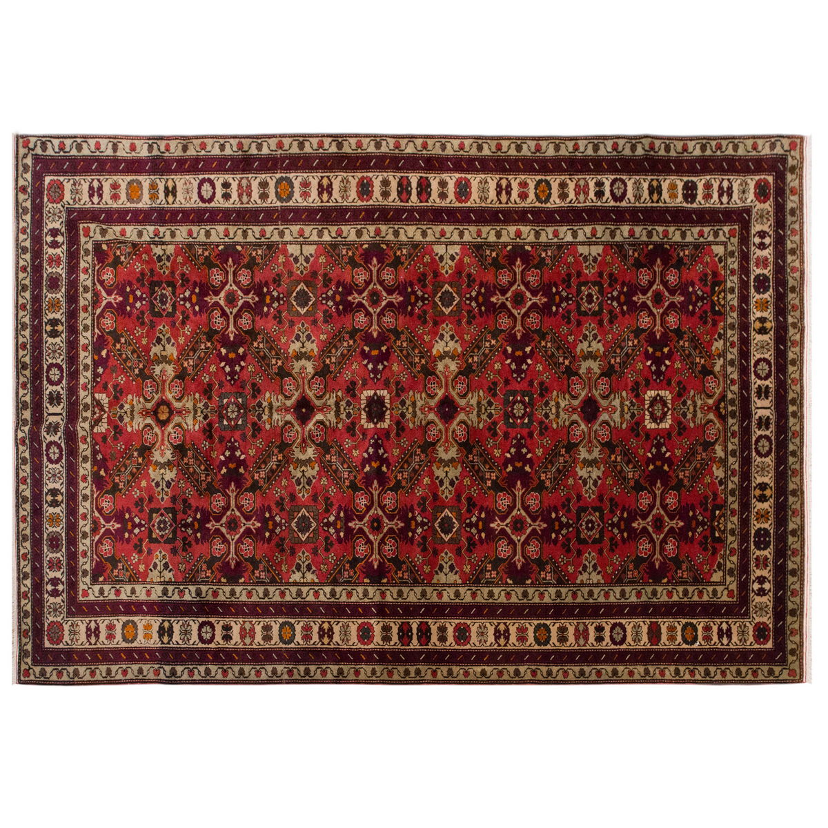 Handmade Vintage Oushak Rug - 181 x 276 cm / 5'11 x 9'1 feet