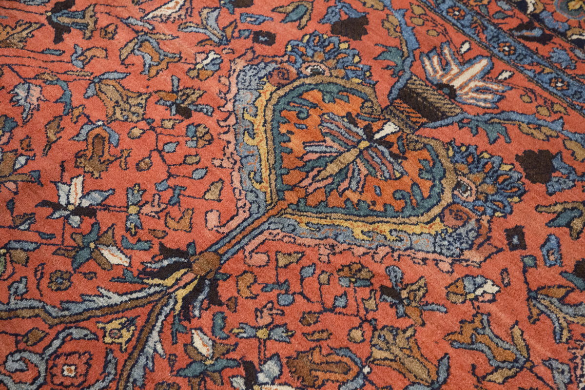 Handmade Vintage Oushak Rug - 278 x 370 cm / 9'1 x 12'2 feet