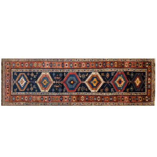 Handmade Vintage Oushak Rug Runner - 118x434 cm / 3'10 x 14'3 feet