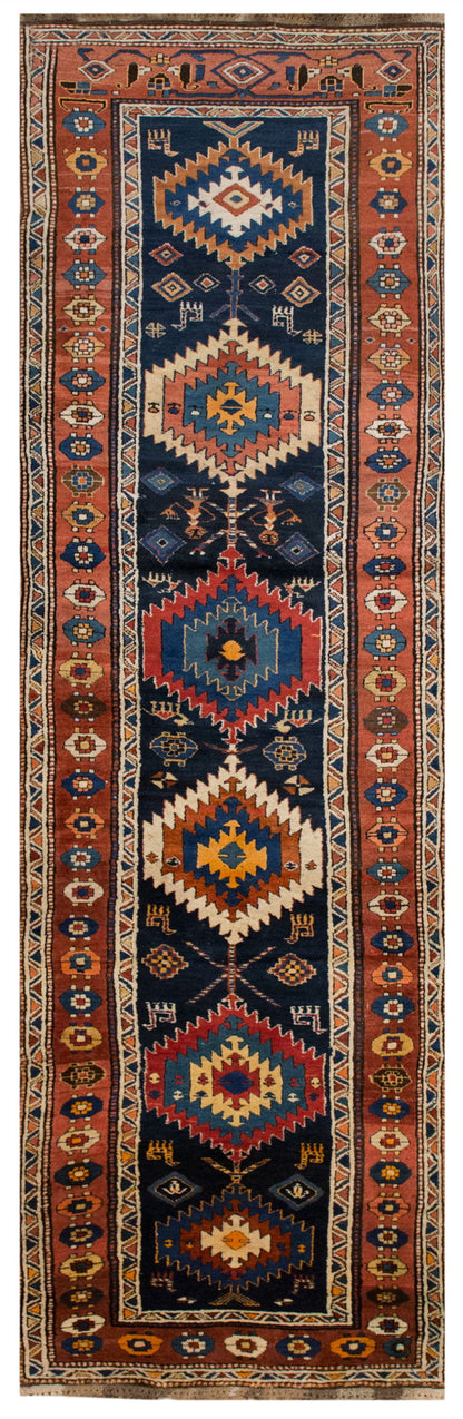 Handmade Vintage Oushak Rug Runner - 118x434 cm / 3'10 x 14'3 feet
