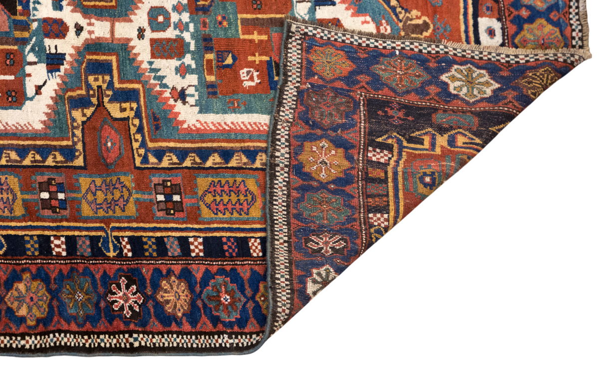 Handmade Vintage Turkish Oushak Rug 137x210 cm (4.5x6.9 ft)