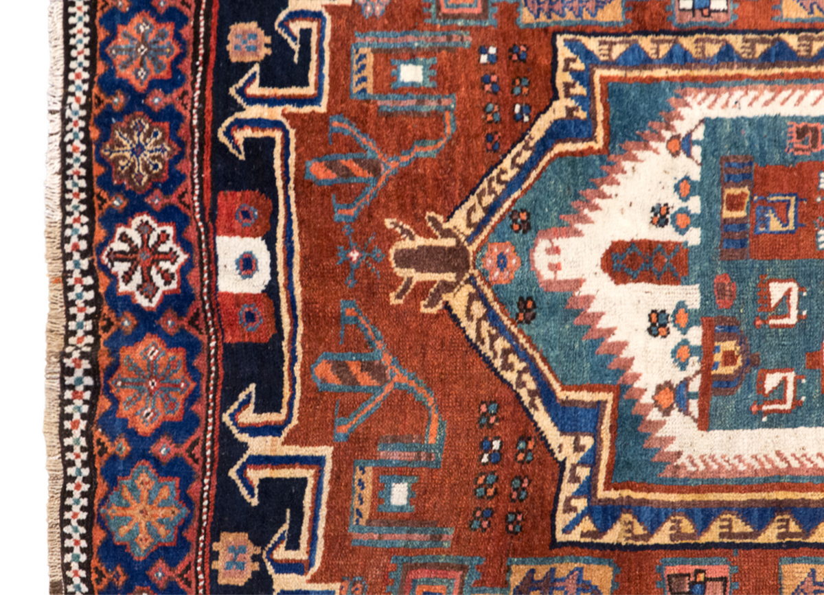 Handmade Vintage Turkish Oushak Rug 137x210 cm (4.5x6.9 ft)