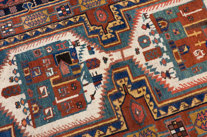 Handmade Vintage Turkish Oushak Rug 137x210 cm (4.5x6.9 ft)