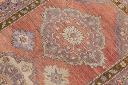 Handmade Vintage Turkish Oushak Runner 127x321 cm (4x10.5 ft)