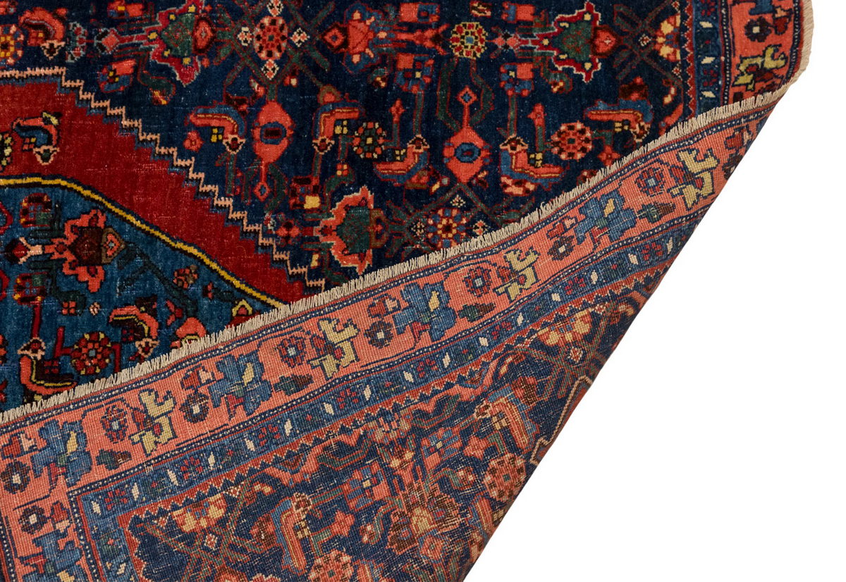 Vintage Handwoven Oushak Rug – 108x148 cm / 3'6" x 4'10" feet