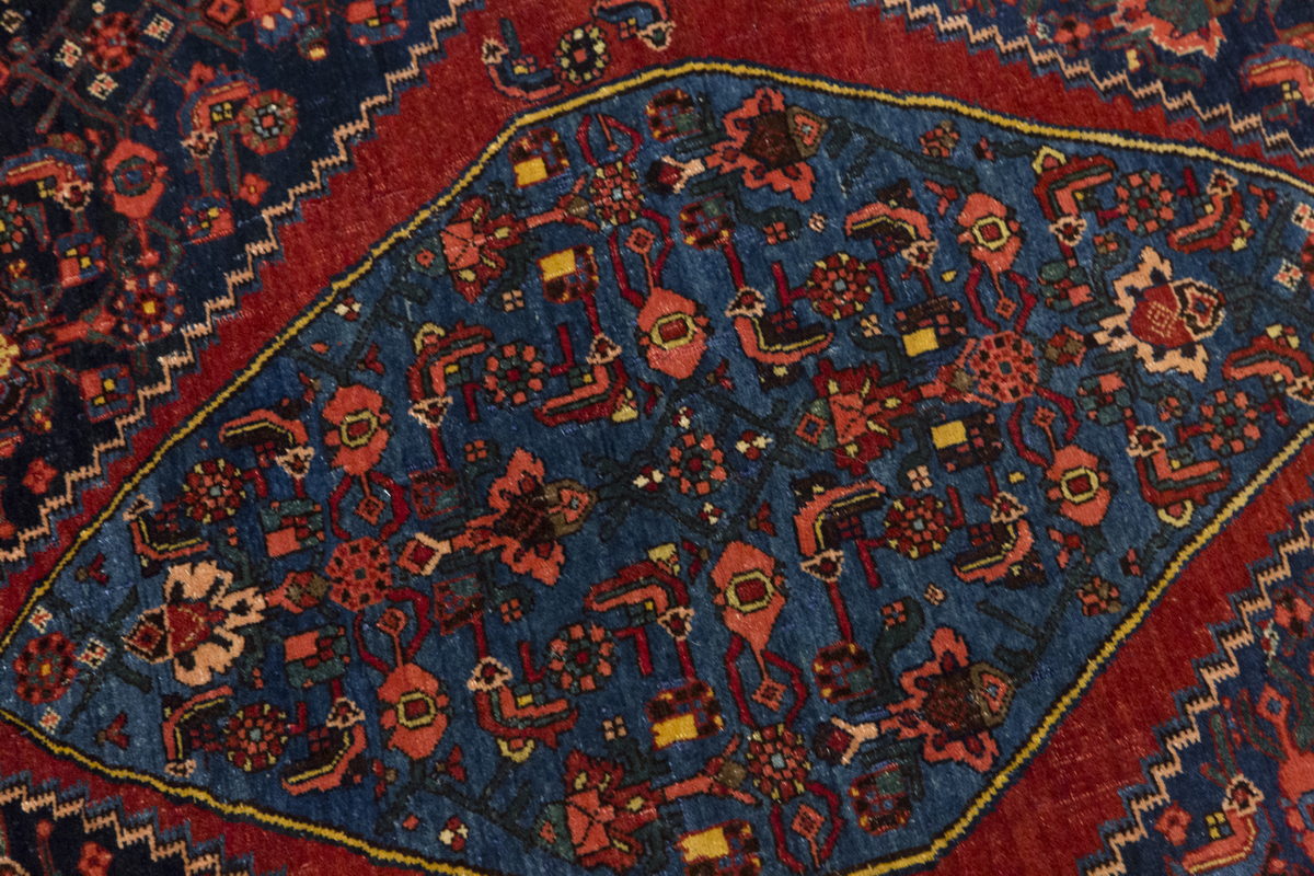 Vintage Handwoven Oushak Rug – 108x148 cm / 3'6" x 4'10" feet