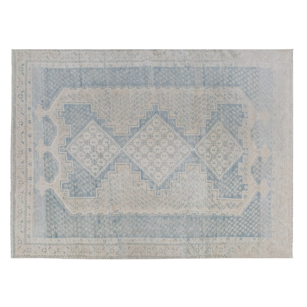 Handwoven Oushak Rug – 133x185 cm / 4'4" x 6'1" feet