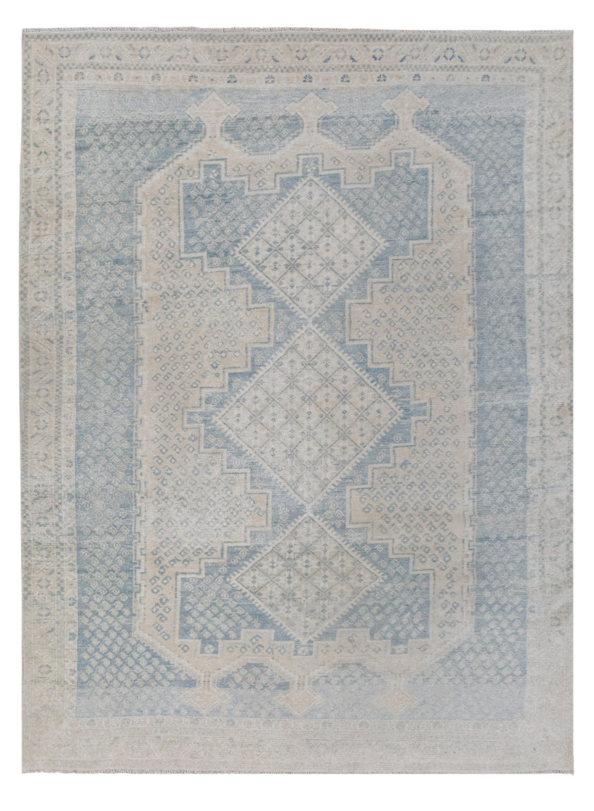 Handwoven Oushak Rug – 133x185 cm / 4'4" x 6'1" feet