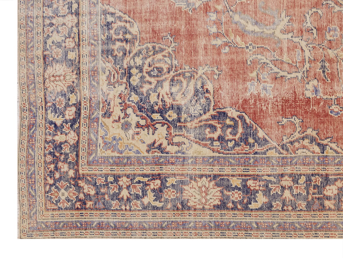 Handwoven Large Turkish Oushak Rug, 272x380 cm / 8.9x12.5 ft