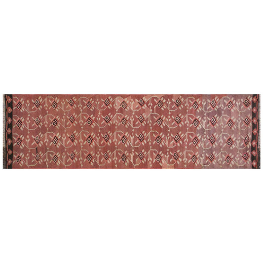 Handwoven Central Anatolian Hallway Rug, 2.1 x 10 ft, 65 x 306 cm