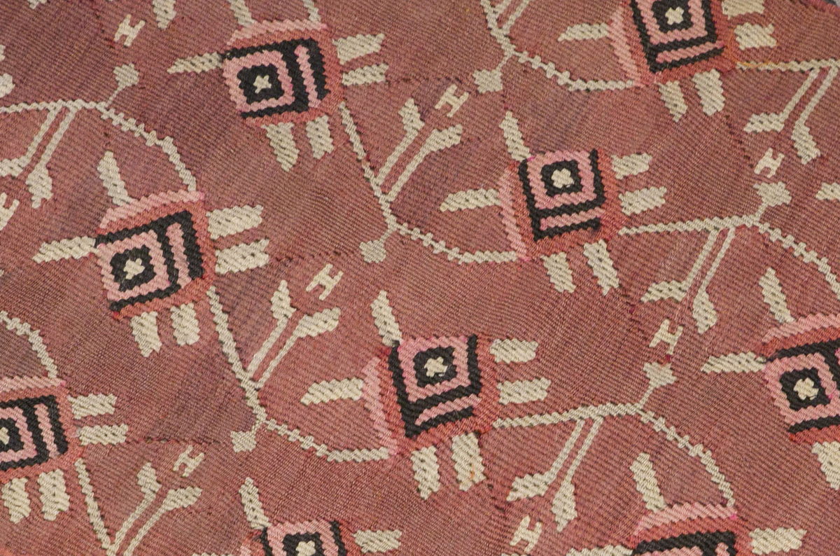 Handwoven Central Anatolian Hallway Rug, 2.1 x 10 ft, 65 x 306 cm
