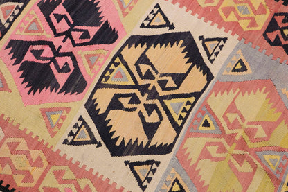 Handwoven Central Turkey Hallway Rug, 3.8 x 11.6 ft, 112 x 351 cm