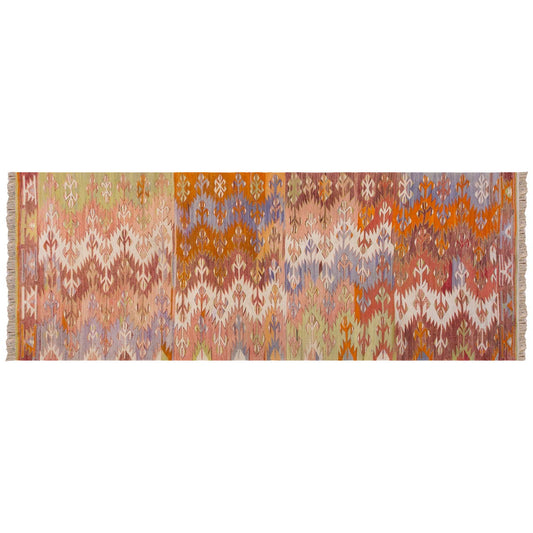 Handwoven Denizli Hallway Rug, 3.2 x 9.10 ft, 97 x 302 cm