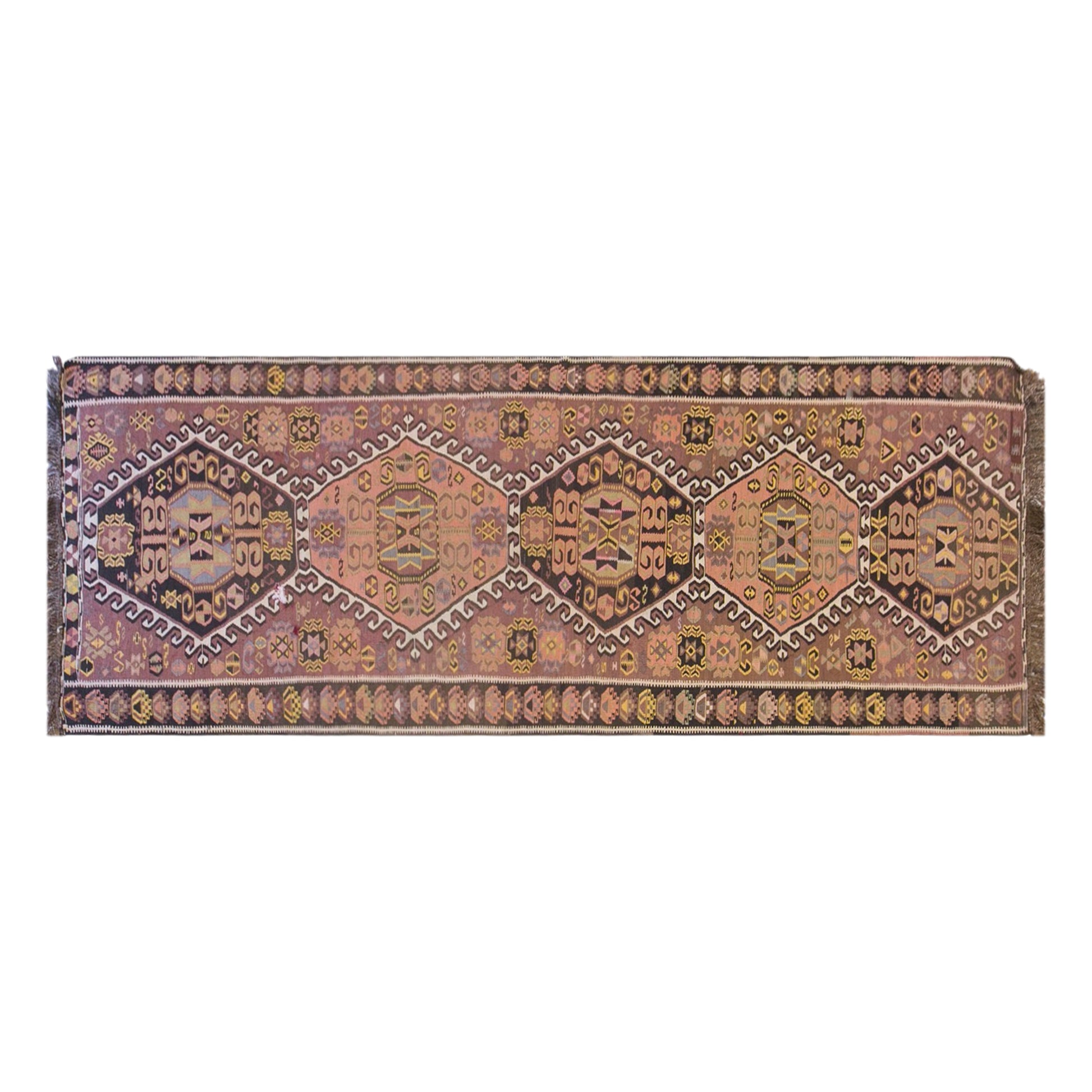 Handwoven Kars Kilim – 130 x 435 cm (4.3 x 14.3 ft)