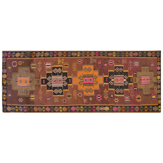 Handwoven Kars Kilim – 146 x 415 cm (4.8 x 13.6 ft)