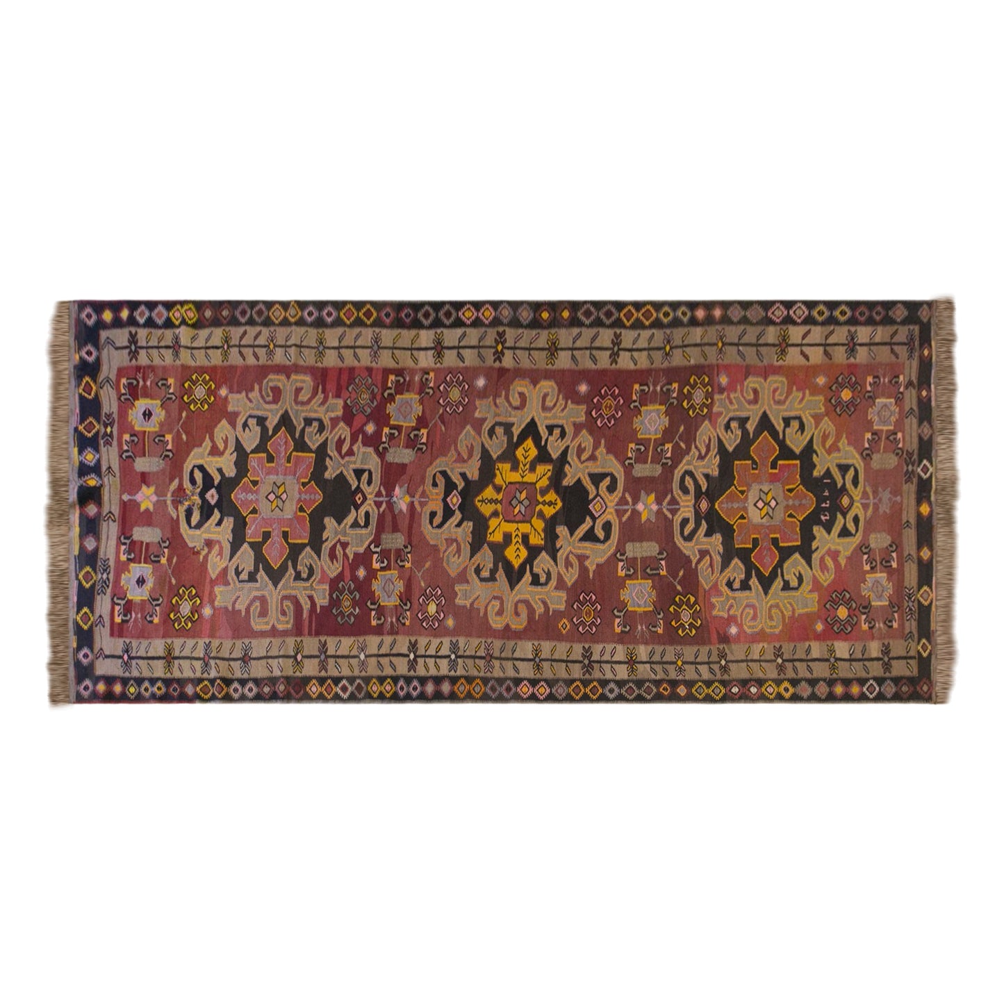 Handwoven Kars Kilim – 180 x 460 cm (5.9 x 15.1 ft)