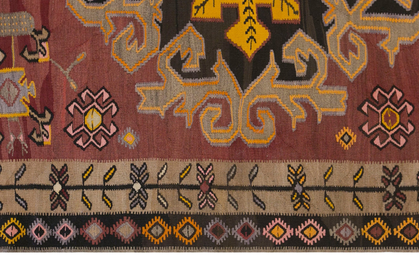 Handwoven Kars Kilim – 180 x 460 cm (5.9 x 15.1 ft)