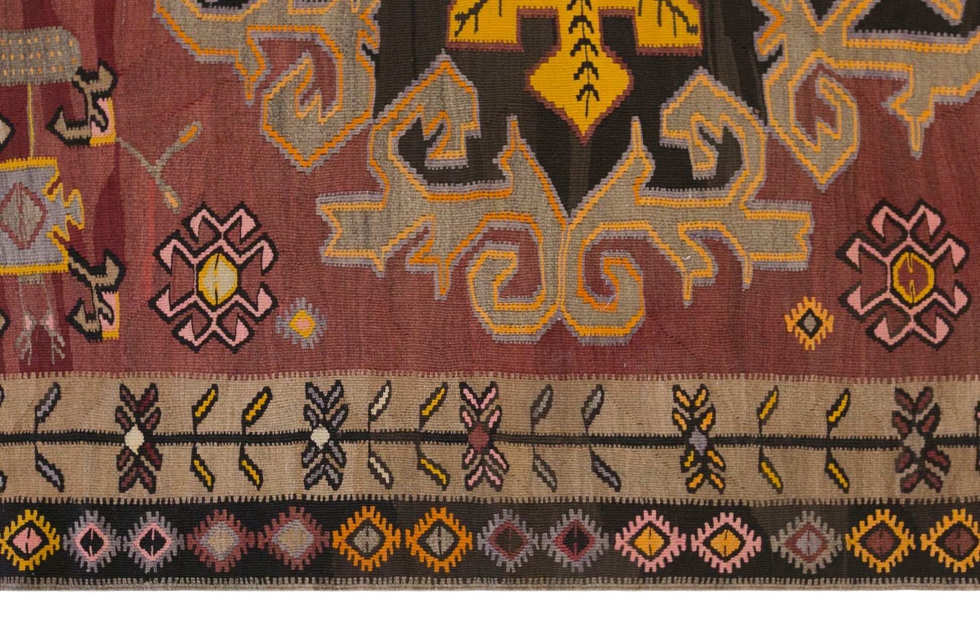 Handwoven Kars Kilim – 180 x 460 cm (5.9 x 15.1 ft)