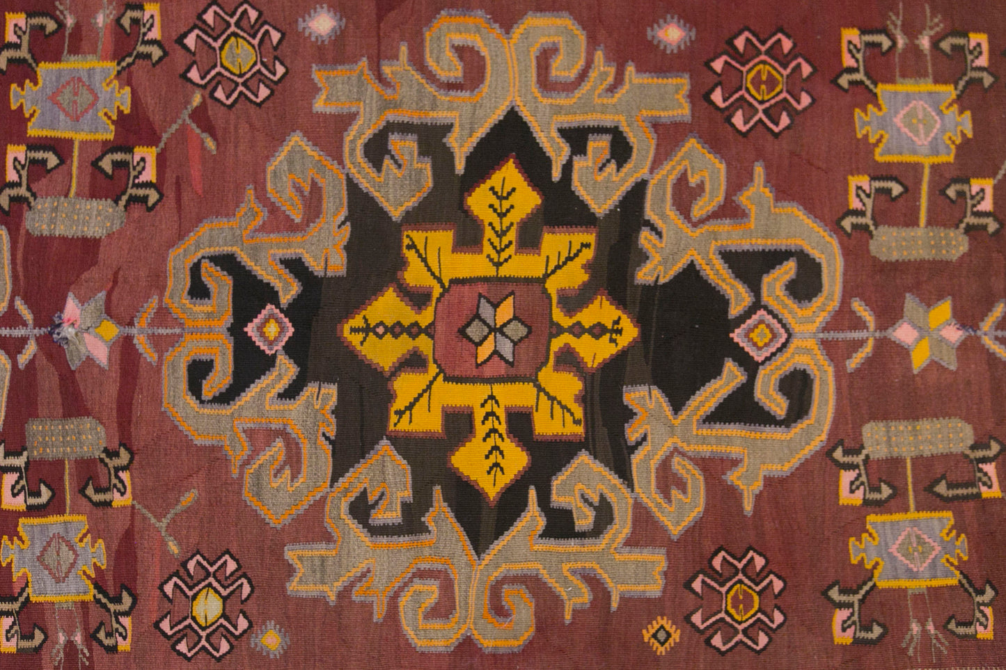 Handwoven Kars Kilim – 180 x 460 cm (5.9 x 15.1 ft)