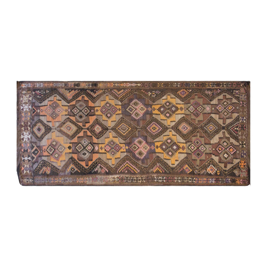 Handwoven Kars Kilim – 185 x 435 cm (6.1 x 14.3 ft)