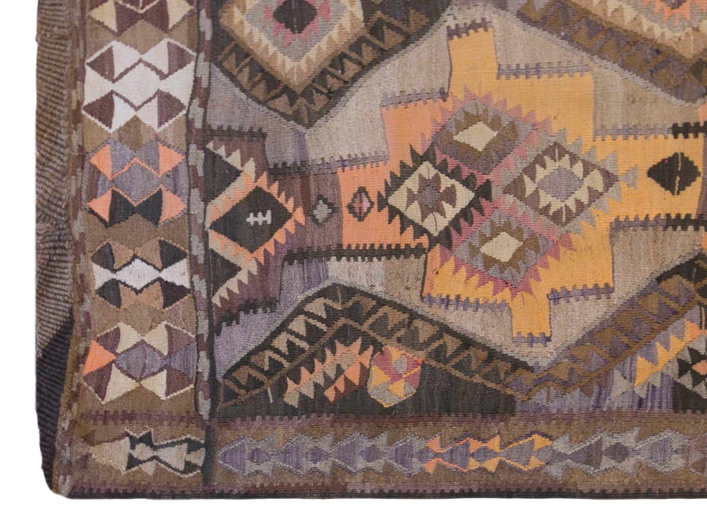 Handwoven Kars Kilim – 185 x 435 cm (6.1 x 14.3 ft)