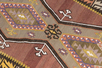 Handwoven Kayseri Hallway Rug, 3.6 x 11.4 ft, 109 x 346 cm