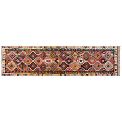 Handwoven Kayseri Long Hallway Rug, 3.9 x 15.4 ft, 115 x 468 cm
