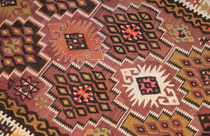 Handwoven Kayseri Long Hallway Rug, 3.9 x 15.4 ft, 115 x 468 cm