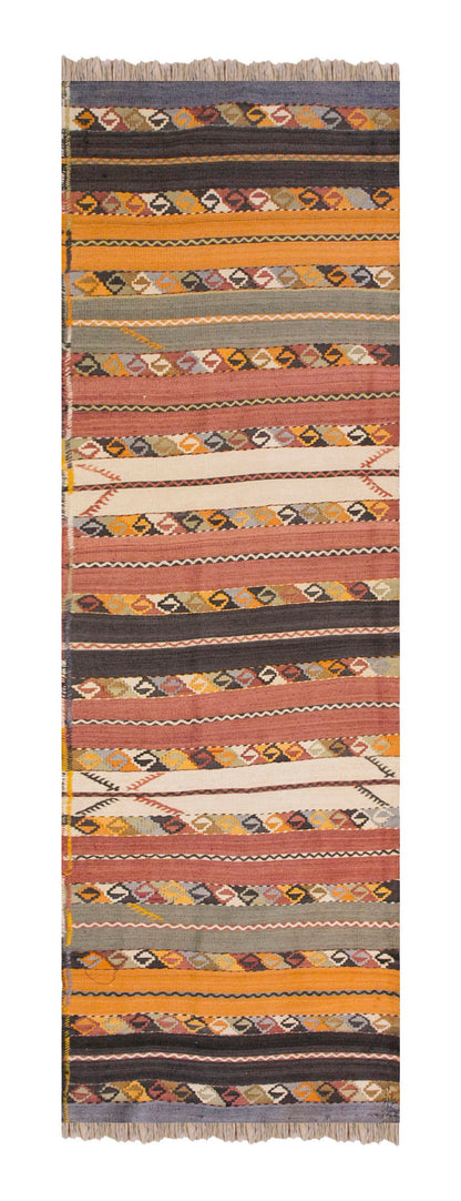 Handwoven Konya Hallway Rug, 2.11 x 10.4 ft, 89 x 315 cm