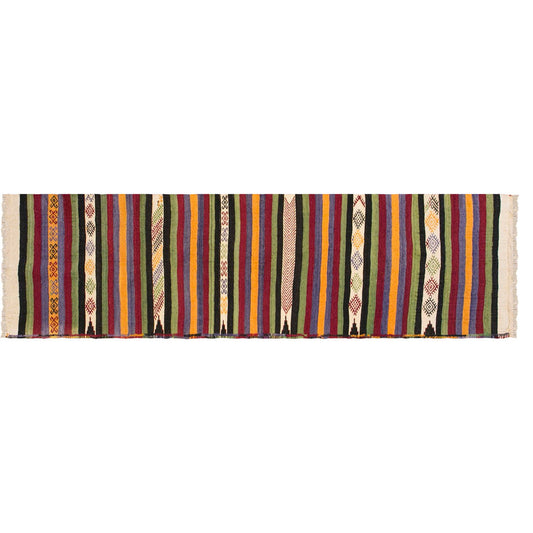 Handwoven Konya Hallway Rug, 2.4 x 11.3 ft, 72 x 345 cm